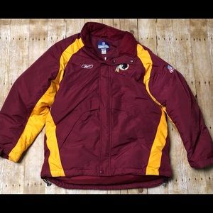 Washington redskins down coat team apparel NFL